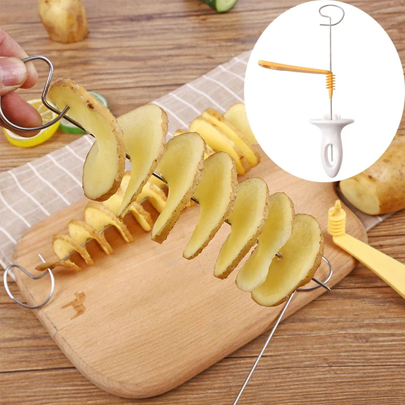 Twisted Potato Spiral Slice Cutter