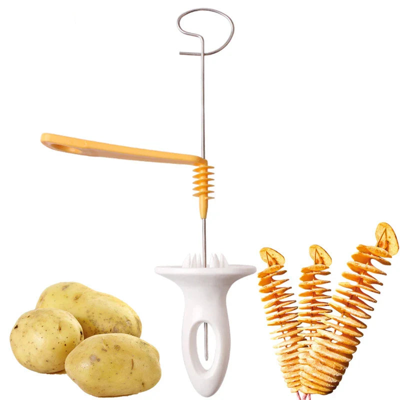 Twisted Potato Spiral Slice Cutter