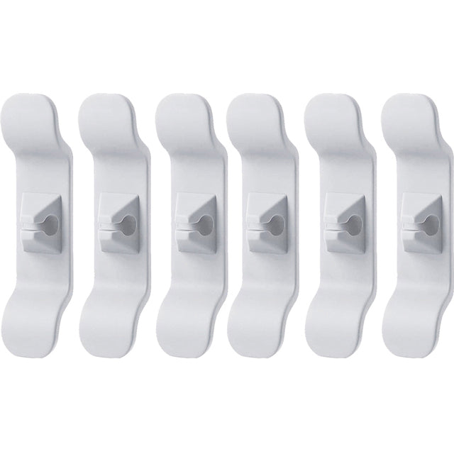 3/6pcs Cord Wrapper Hooks Wire Cord Cable Organizer