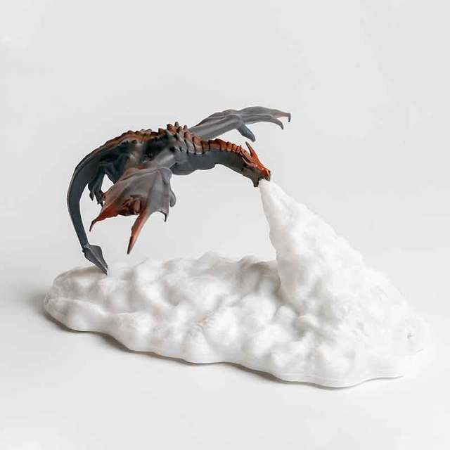 3D Printed Dragon Night Light LED Night Lamp