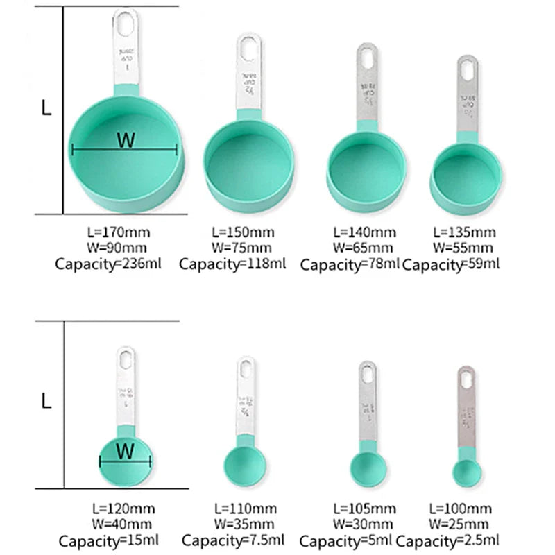 4/8Pcs Measuring Spoons Teaspoon