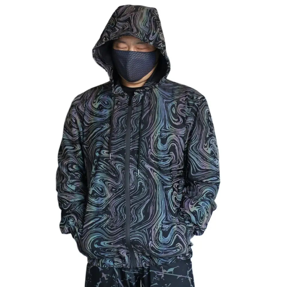 Reflective colorful jackets Windbreaker
