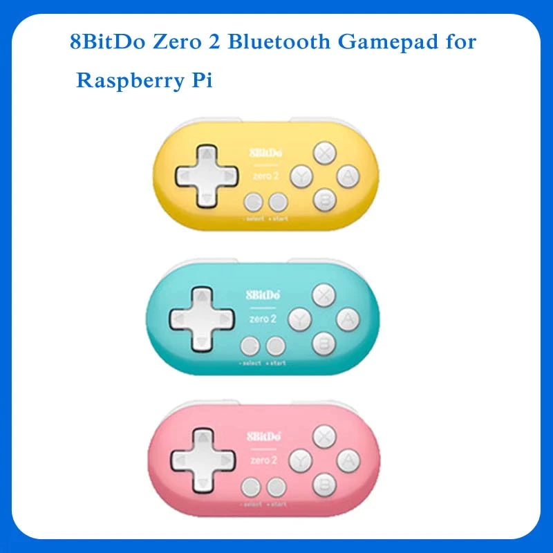 8Bitdo Zero 2 Bluetooth Gamepad Keychain Sized Mini Controller for Switch, Windows, Android, macOS & Raspberry Pi