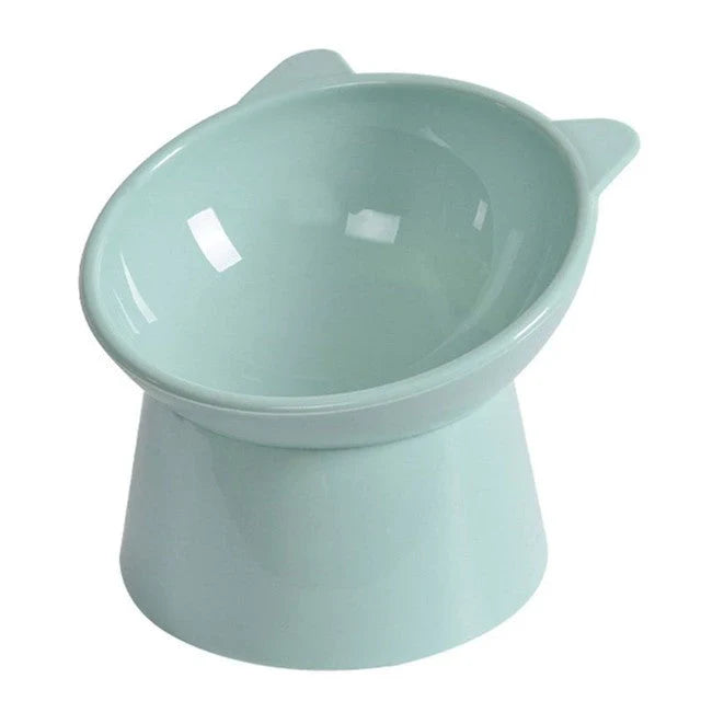 Tilted High Pet Food Water Bowl