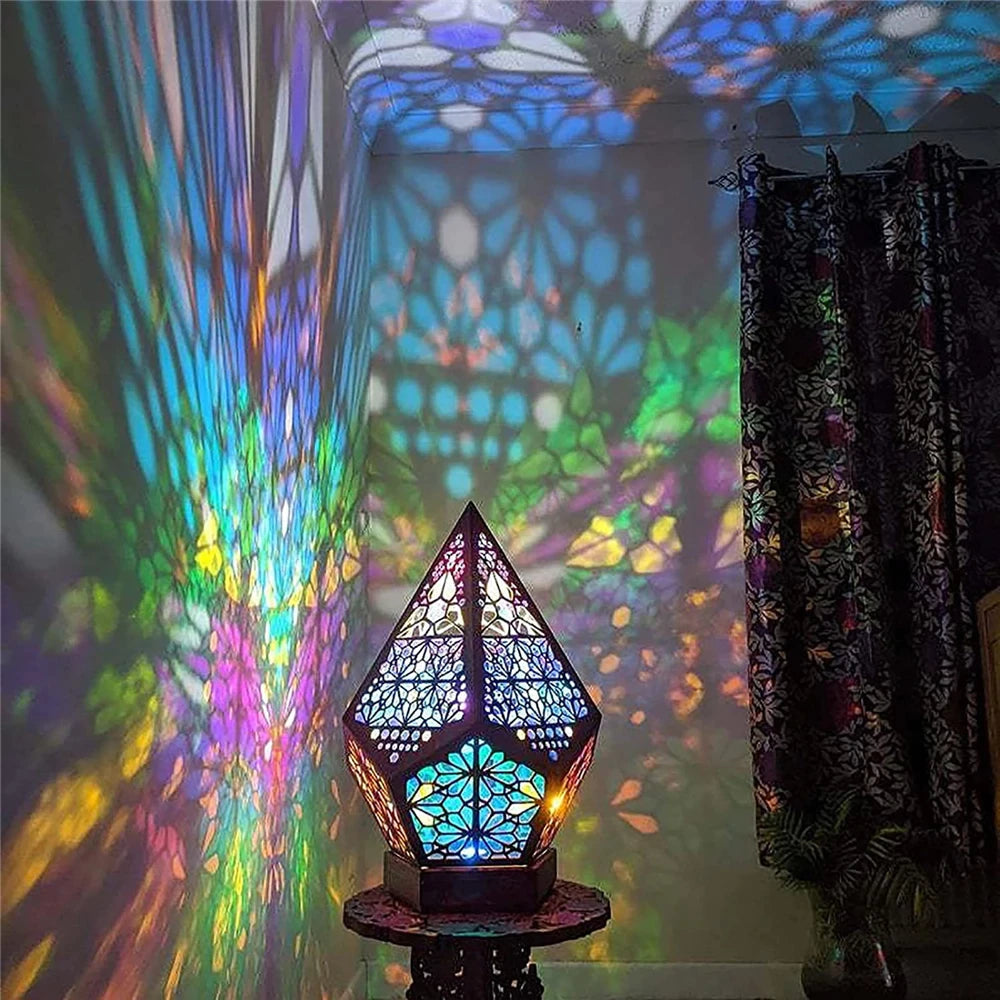 Light-Polar Star Projector Wooden Lamp LED