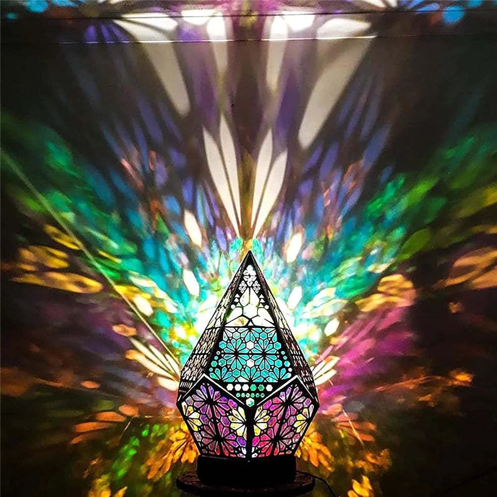 Light-Polar Star Projector Wooden Lamp LED