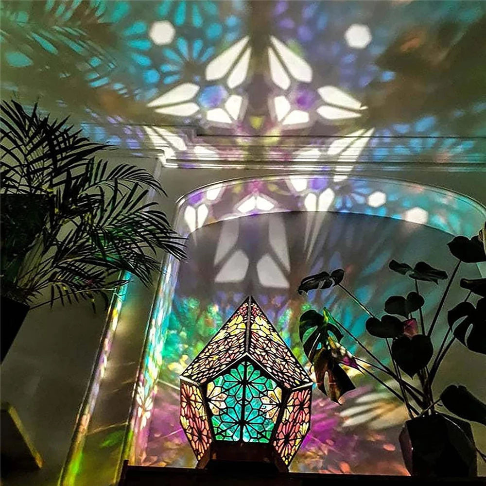 Light-Polar Star Projector Wooden Lamp LED