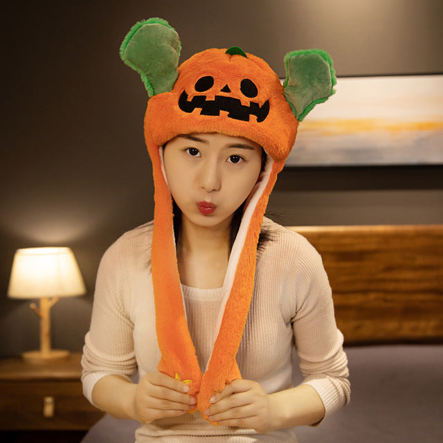 Cartoon Bunny Ear Move Hat