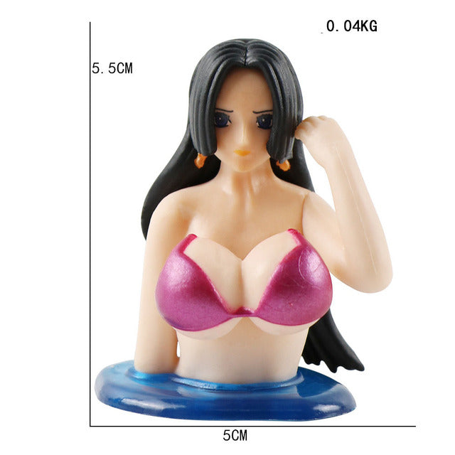 Kawaii Shaking Chest Ornaments Cute Shake Girl Car Dashboard Decorations