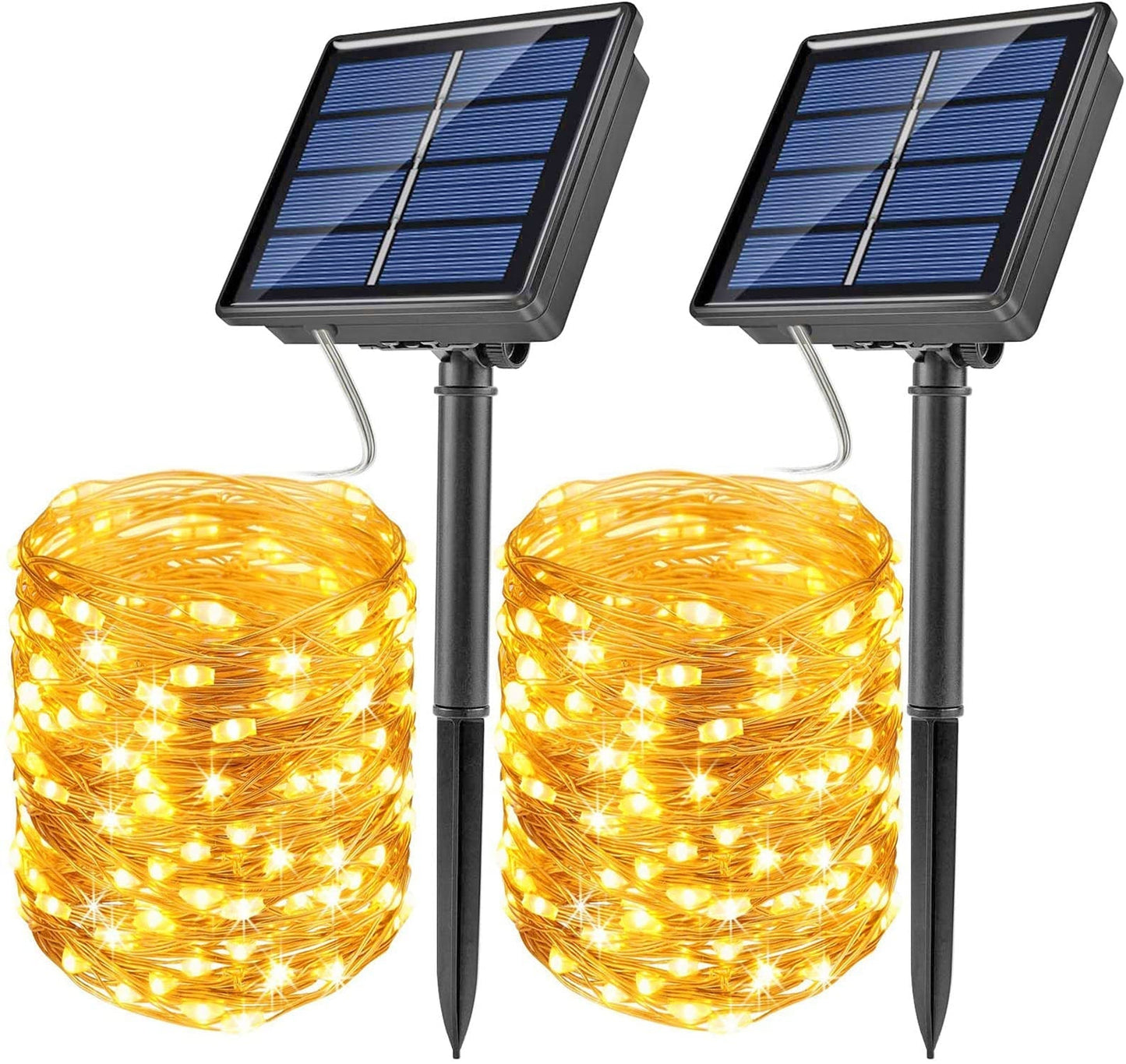 LED Outdoor Solar Lamp String Lights 100/200 LEDs 10m