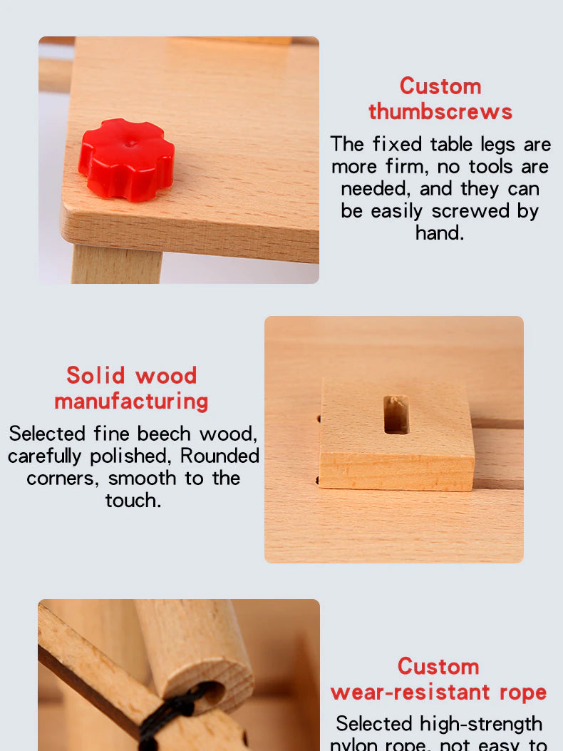 Two Player Fighting Wooden Toy Interactive Tabletop Creative Game