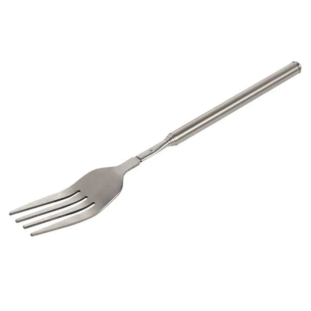 Telescopic Extendable Dinner Fruit Dessert Long Handle Fork
