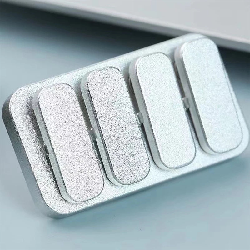 Fidget Slider Magnetic Push Metal ADHD Anxiety Stress Relief