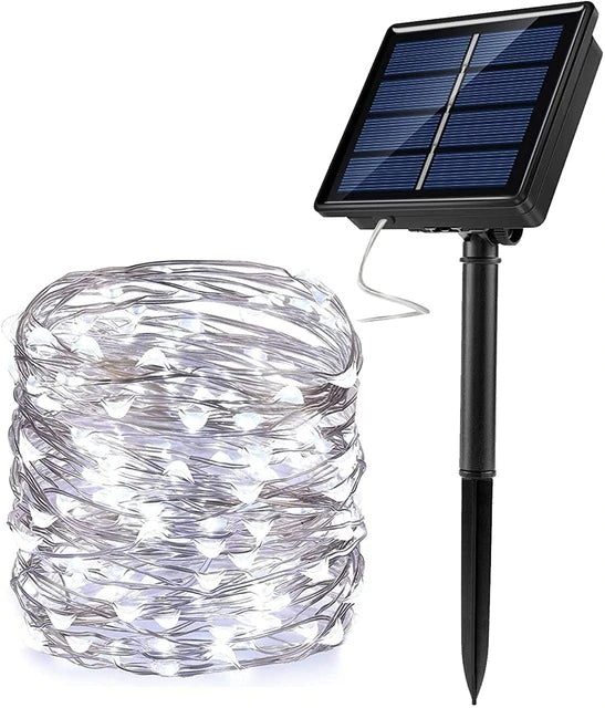 LED Outdoor Solar Lamp String Lights 100/200 LEDs 10m