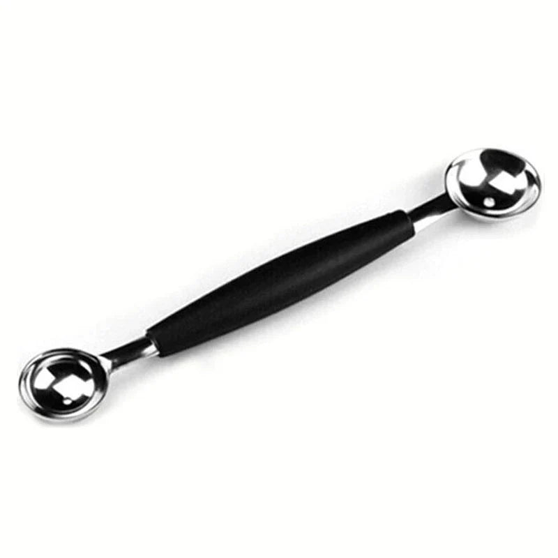 Melon watermelon Ball Scoop Fruit Spoon Ice Cream Sorbet Stainless Steel Double-end Cooking Tool Kitchen