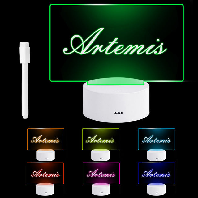 Note Board Creative Led Night Light USB Message Board Holiday Light With Pen Gift For Children Girlfriend Decoration Night Lamp