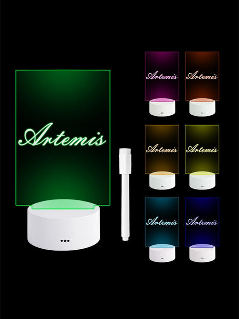 Note Board Creative Led Night Light USB Message Board Holiday Light With Pen Gift For Children Girlfriend Decoration Night Lamp