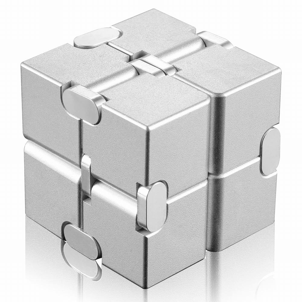 Aluminum Alloy Infinite Magic Cube Anti Stress Fidget Toys
