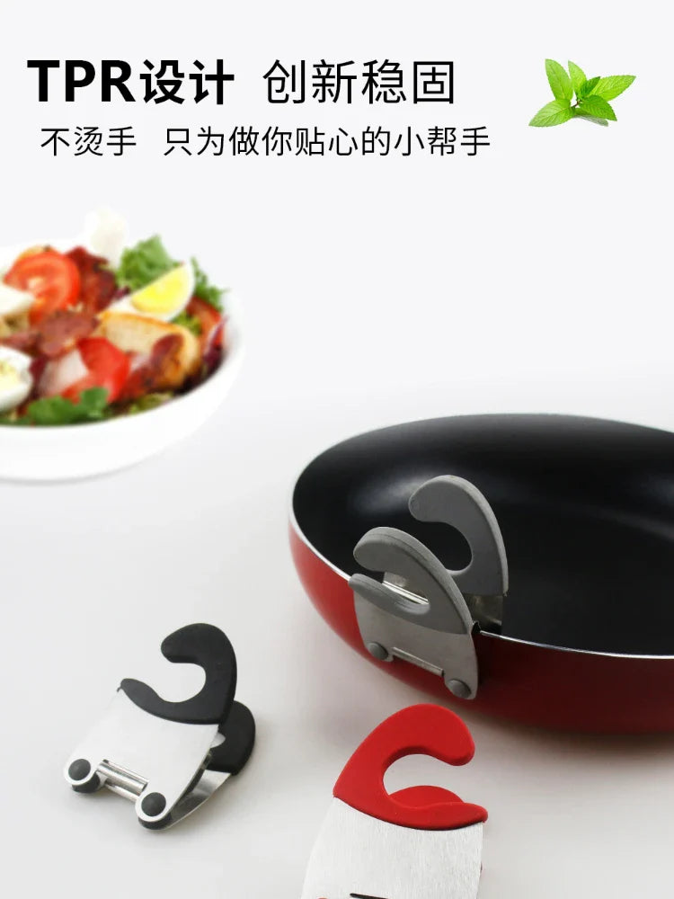 Pot Side Clips Anti-slide Spoon Holder Clip