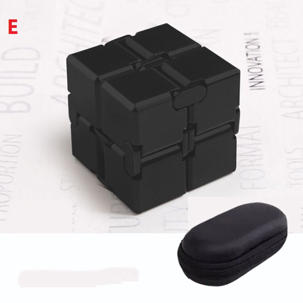 Aluminum Alloy Infinite Magic Cube Anti Stress Fidget Toys