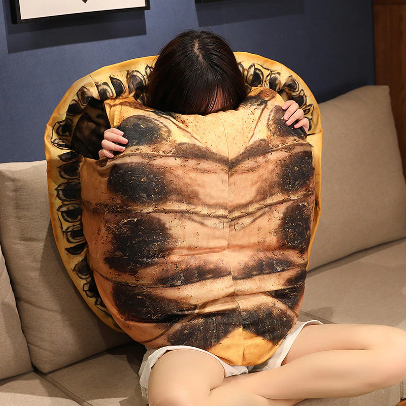 Wearable simulation big turtle shell pillow 100cm