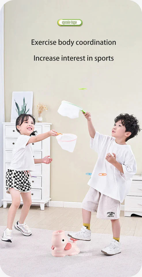 Thrilling Flying Disc launching toy for kids