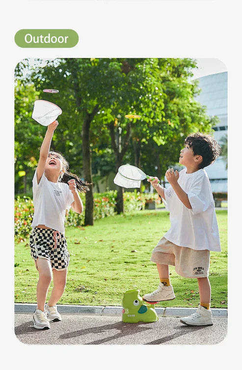 Thrilling Flying Disc launching toy for kids
