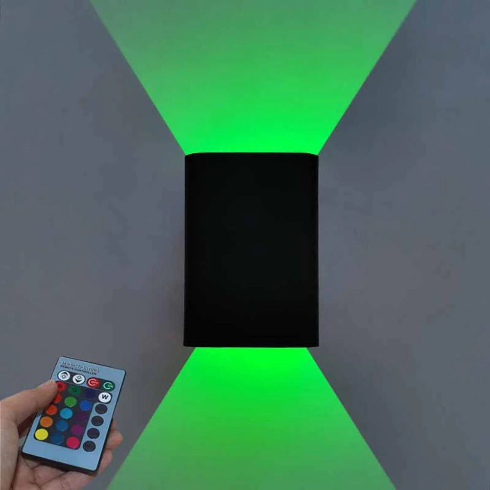 Square Led Wall Lights Multicolor Up Down Lamp