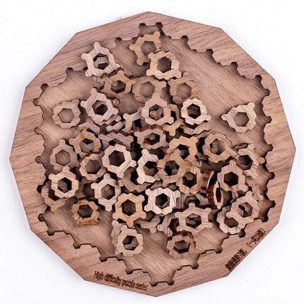 3D Brain-teaser Wooden Puzzles