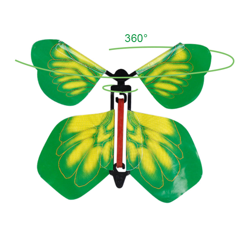flying butterflies surprise card