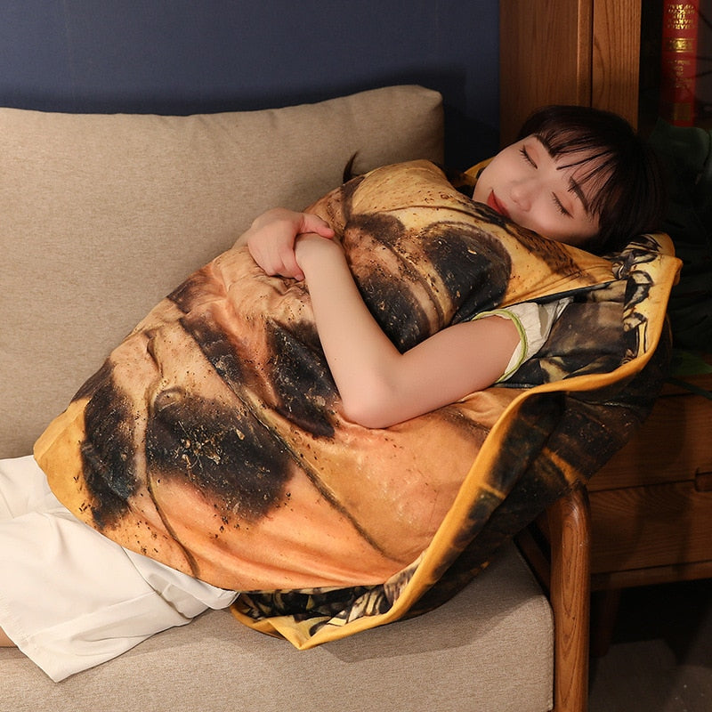 Wearable simulation big turtle shell pillow 100cm