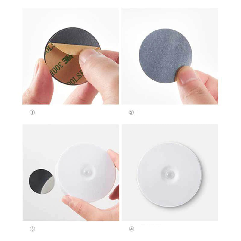 Motion Sensor Wireless LED Night Lights USB Rechargeable