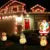 Snowman Christmas Decoration Waterproof Solar Led Light