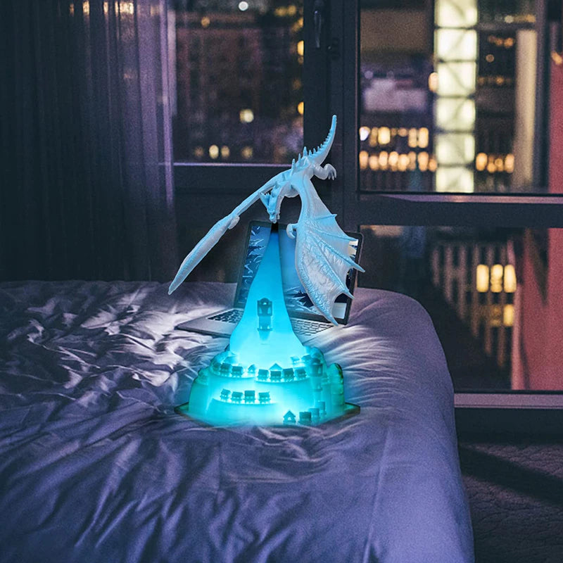 Volcano Dragon Lamps Christmas Decorations 3D