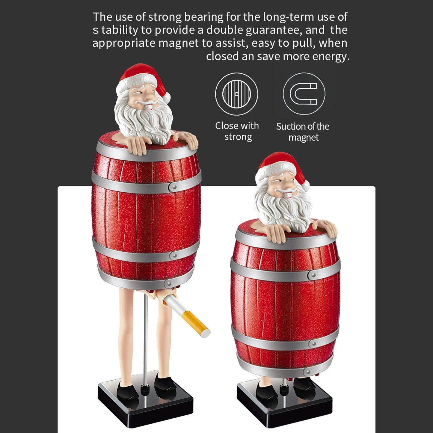 Strange Uncle Santa Cigarette Dispenser Cas