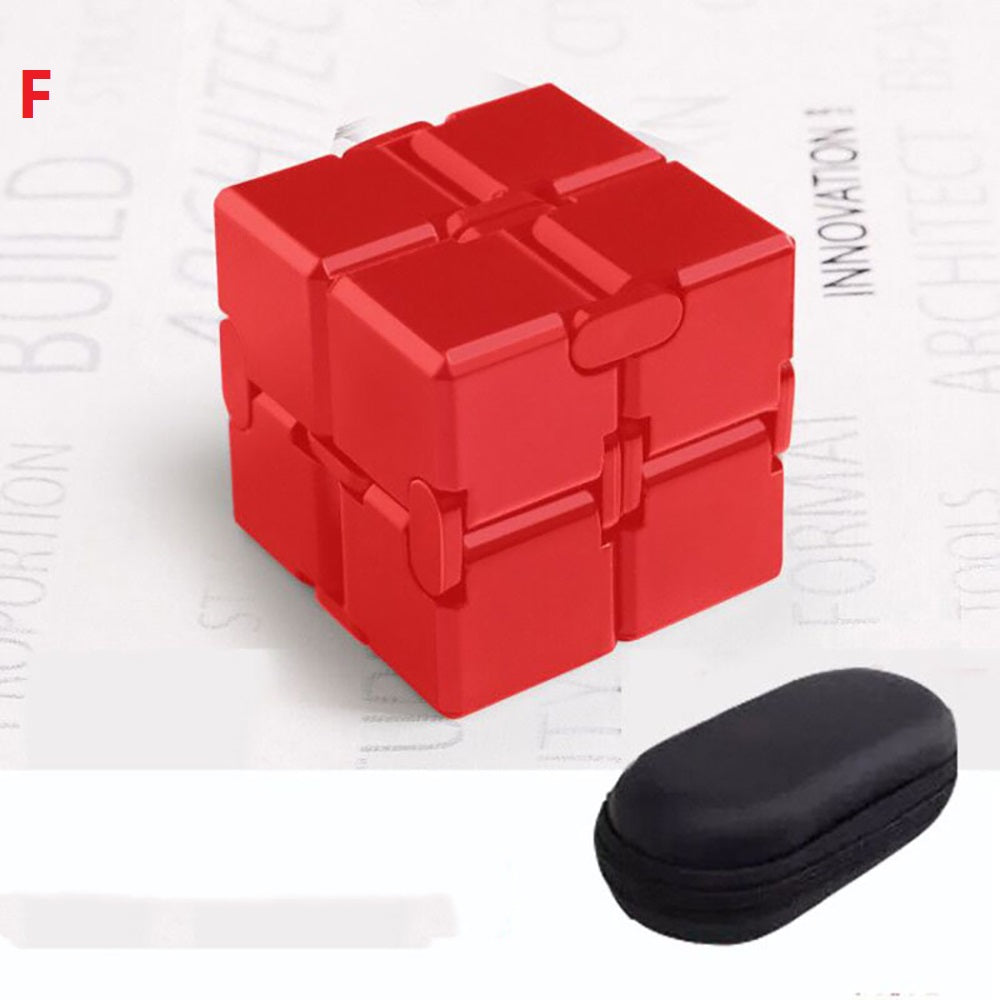 Aluminum Alloy Infinite Magic Cube Anti Stress Fidget Toys