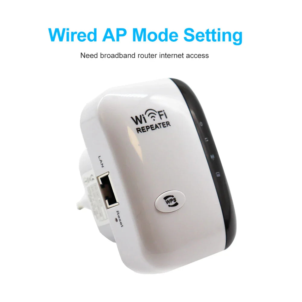 WPS Router 300Mbps Wireless WIFI Repeater WiFi Extender Amplifier WiFi Booste