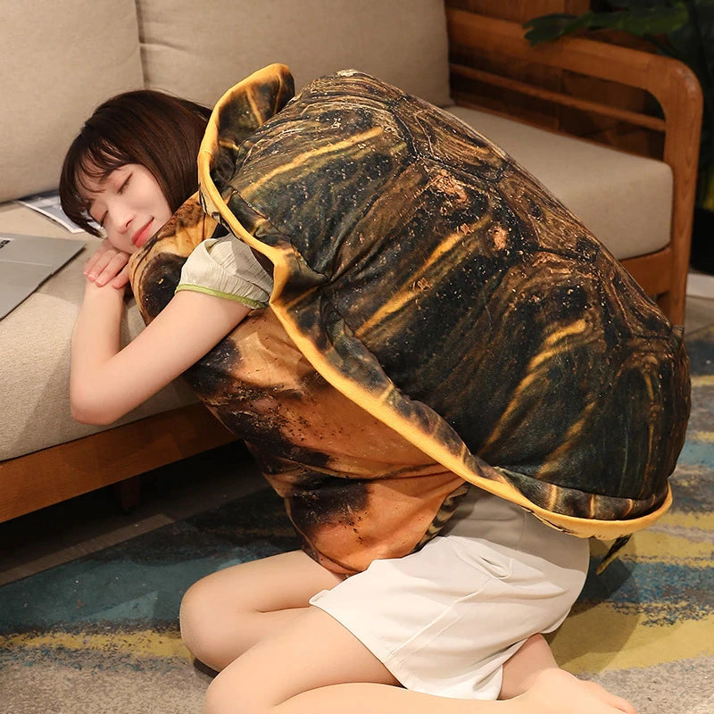 Wearable simulation big turtle shell pillow 100cm