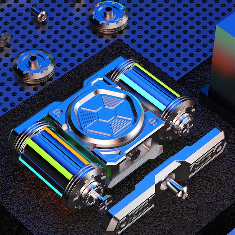 Luminous Tank Roller 101 Fidget Spinner EDC Metal