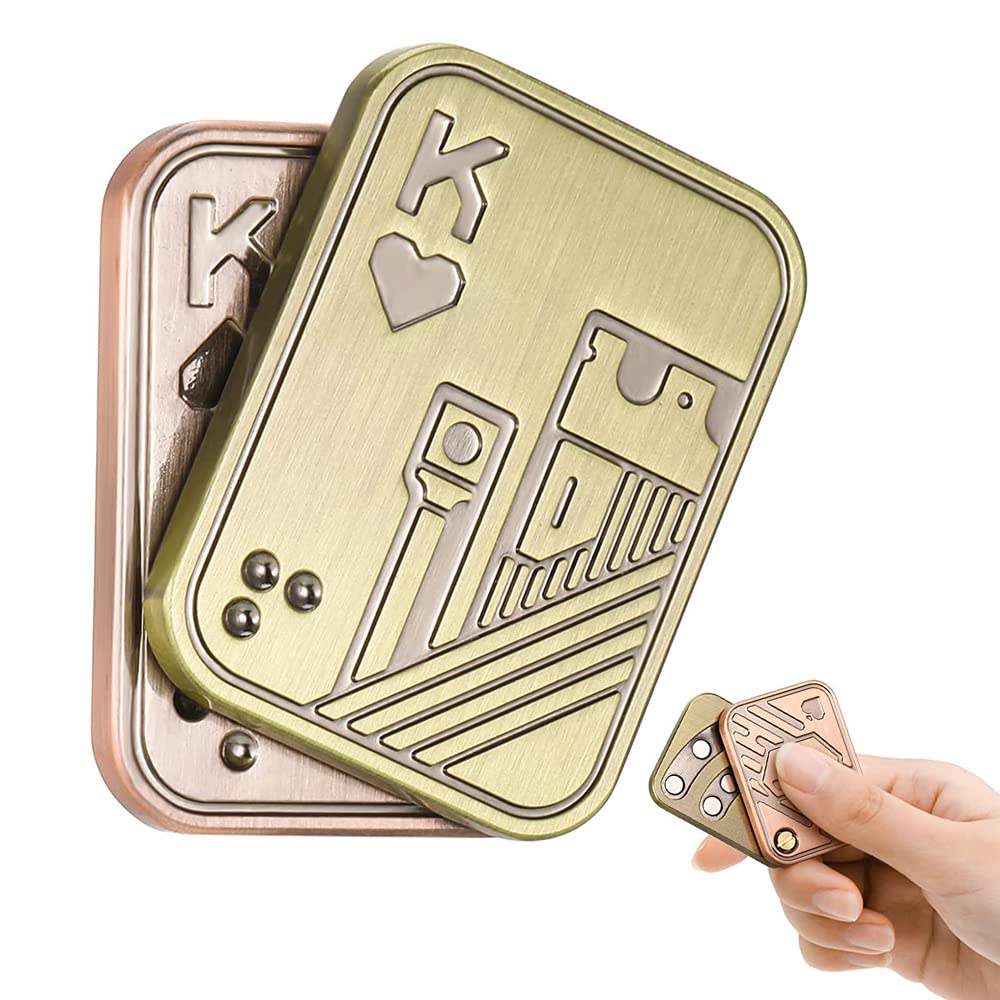 Fidget Slider Magnetic Push Metal ADHD Anxiety Stress Relief