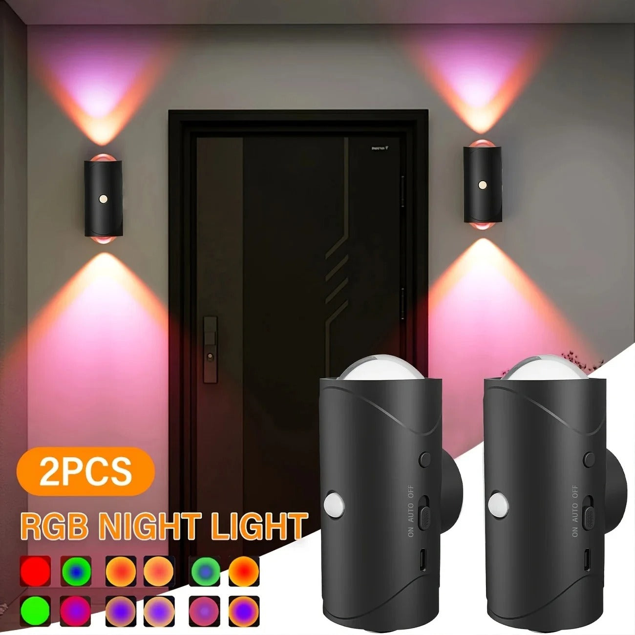Smart Induction Wall Lamp Motion Sensor LED Night Light