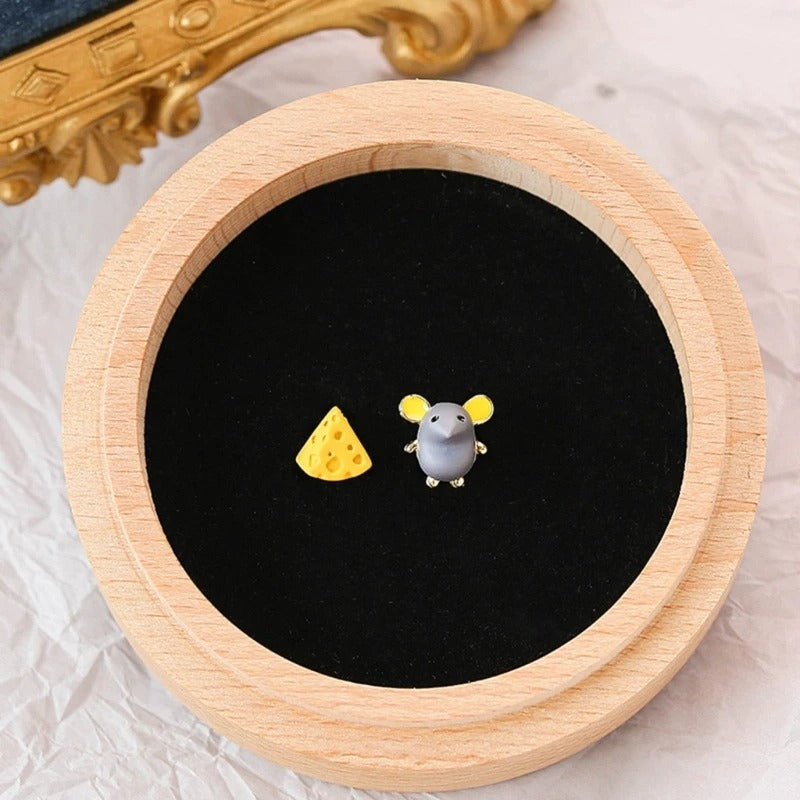 Cat Polymer Clay 3D animal Handmade earrings