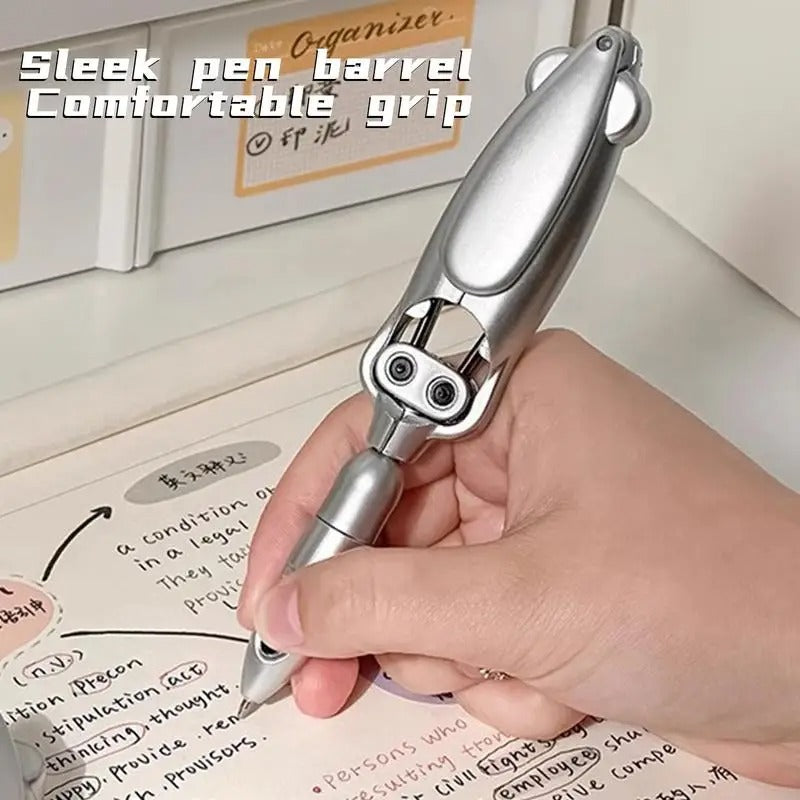 Creative Unique Folding Ballpoint Pen 0.5mm Black Gel