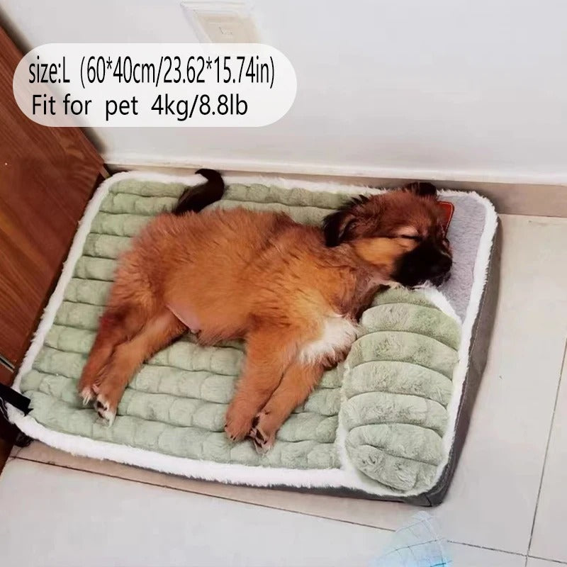 Sleeping Dog Mat Winter Warm Removable Washable Kennel Mattress