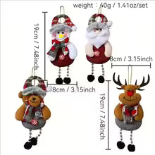 4 Pieces Christmas Decoration