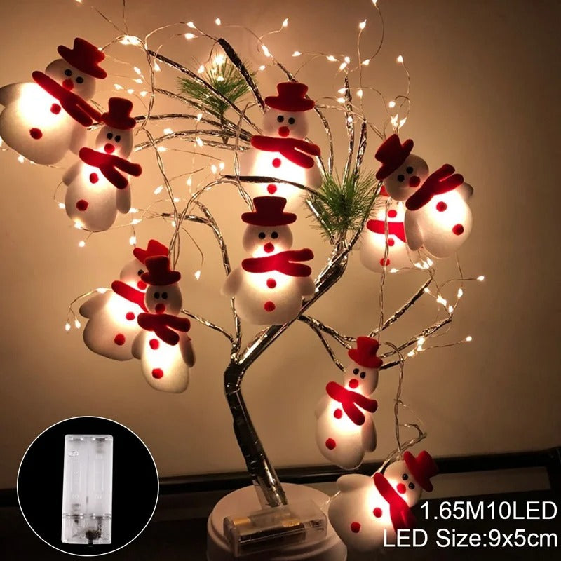 Snowman Christmas LED Garland String Light