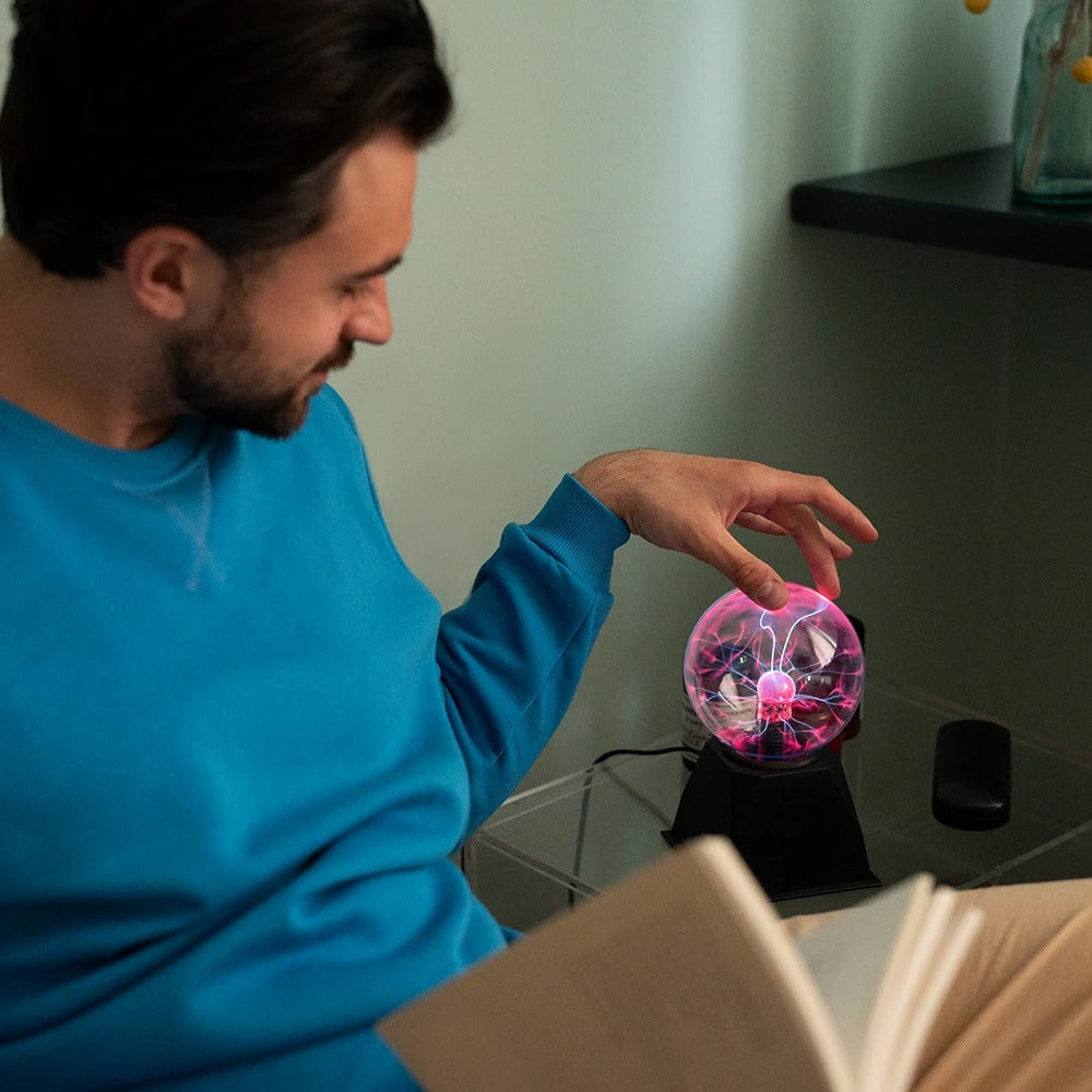 Magic Crystal Plasma Ball Lamp 3/4/5/6/8 Inch LED Night Light