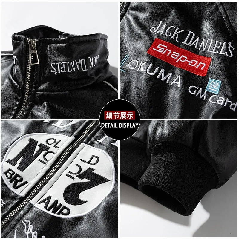 F1 racing jacket embroidered