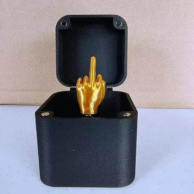 Desk Decoration Middle Finger in the Box