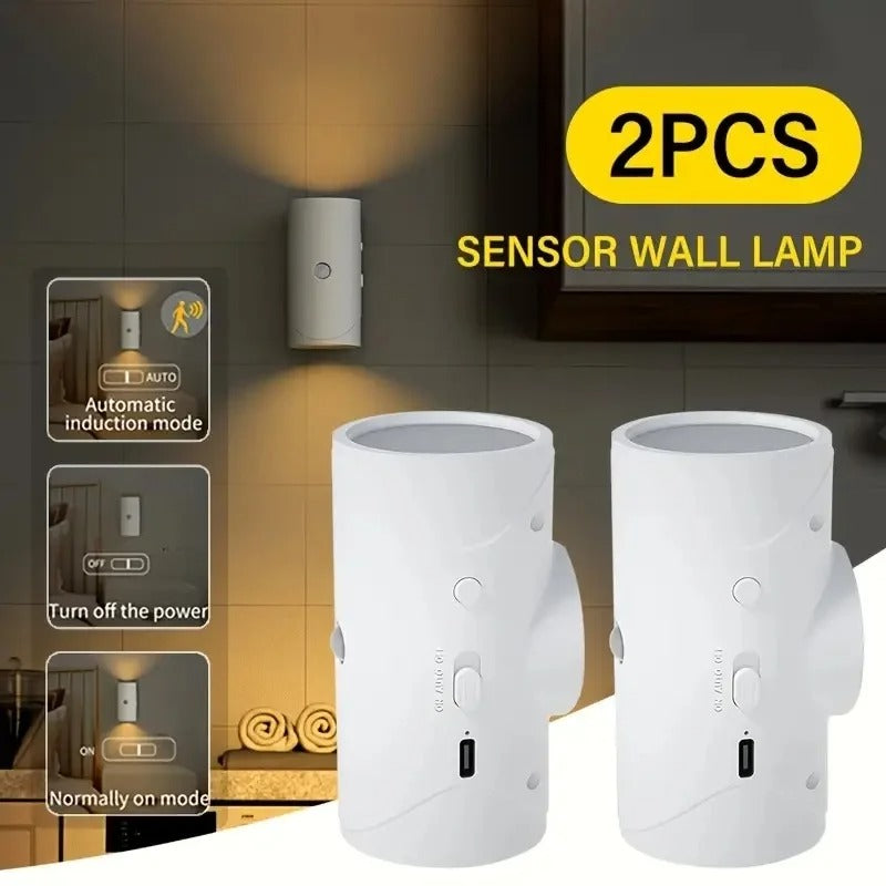 Smart Induction Wall Lamp Motion Sensor LED Night Light